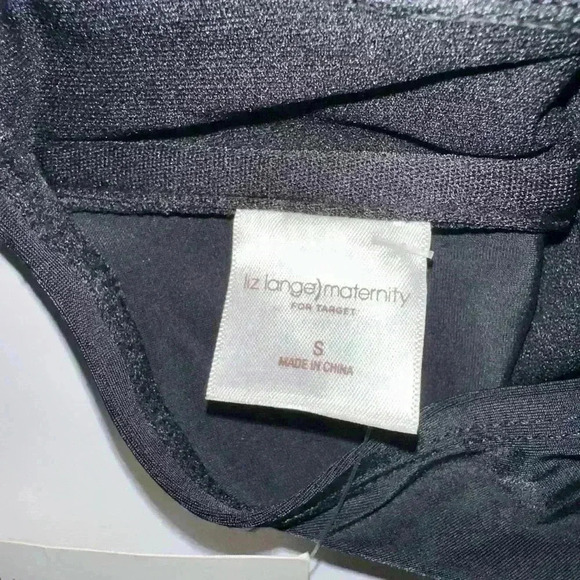 NWT! Liz Lange Maternity Black Swimsuit for Woman Size S - Picture 9 of 10